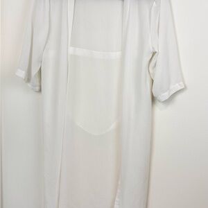White kimono with back strap